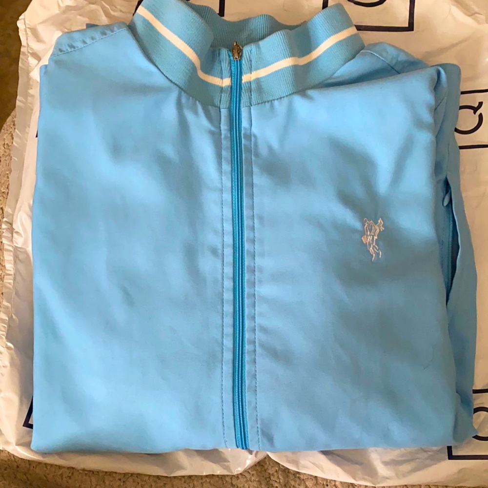 Womens Ashworth Short Sleeve Golf Windbreaker L